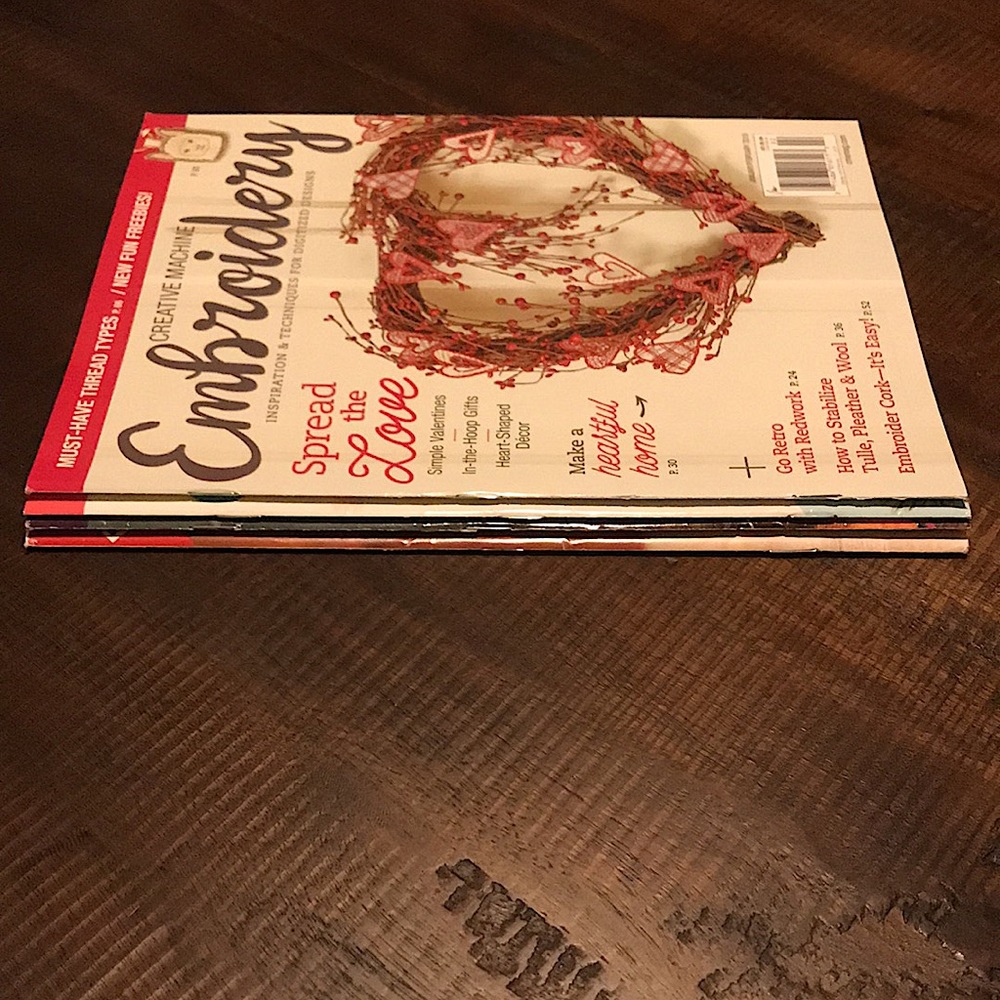 Final Price- 4 CREATIVE MACHINE Embroidery Magazines - Picture 9 of 11